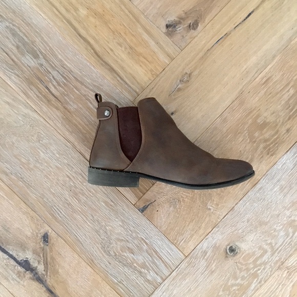 Call It Spring Shoes - Brown Studded Booties